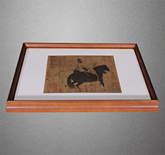 拉萨市书画装裱配框服务案例